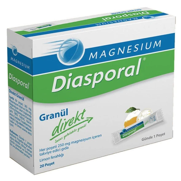 Magnesium Diasporal Granul Direkt 20 Poşet ürün görseli 1