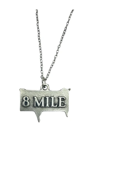 8 Mile Hiphop Filmi Kolyesi – 60 cm Zincir – Eminem & Rap Kültür Takısı ürün görseli 1