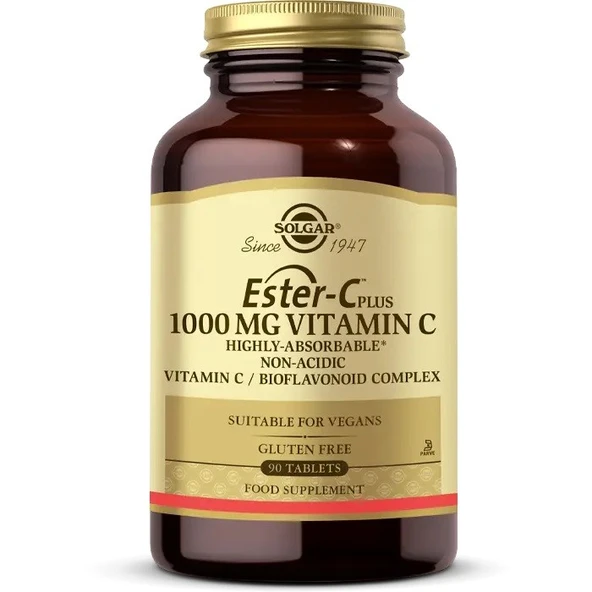 Solgar ESTER-C Plus 1000 mg 90 Tablet ürün görseli 1
