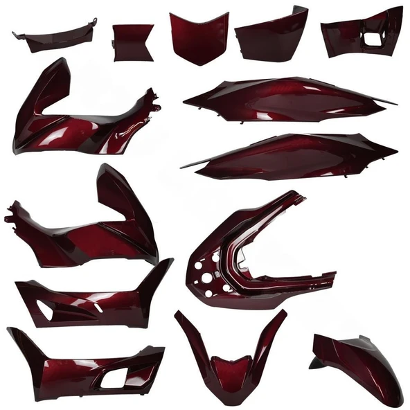KAPORTA SET PCX 2020 - 2024 BORDO 14 Parça ürün görseli 1