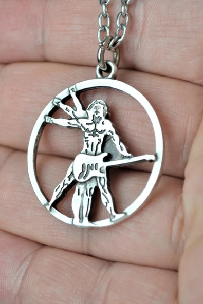 Da Vinci Gitar Kolye - Resim 2