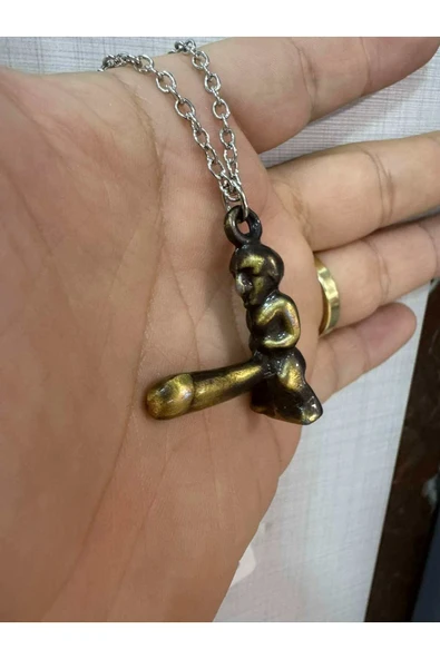 Bereket Tanrısı Kolye Bakır Renk ürün görseli 1