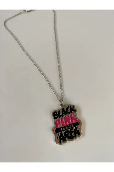 Blackpink Kolyesi – K-Pop Hayran Ürünü | Unisex | Gümüş Renk Kolye ürün görseli 1