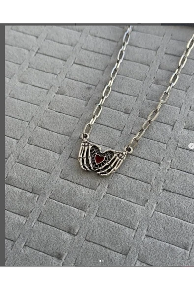 Gotik Kalp Pençe Kadın Hediyee Kolye ürün görseli 1