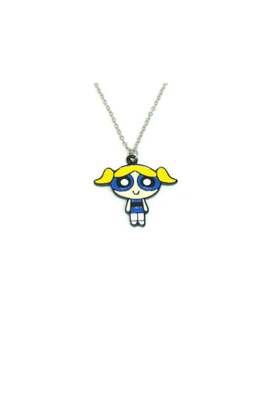 Mineli Powerpuff Girls Bubbles Kolye ürün görseli 1
