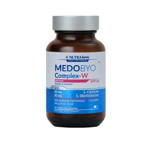 NutraFarm Medobyocomplex-W Biotin 60 Kapsül ürün görseli 1