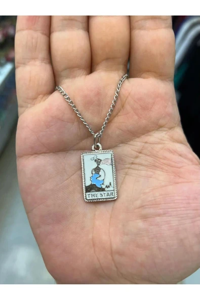 The Star tarot kartı Unisex Kolye ürün görseli 1