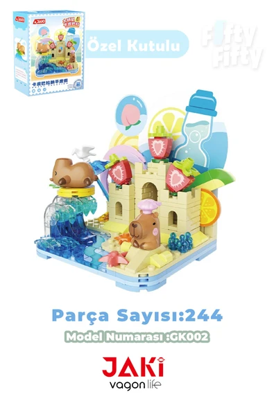 JAKİ YÜZEN KAPİBARA Modeli 244 Parça Oyucak Yapım Seti -FFGK002 ürün görseli 1