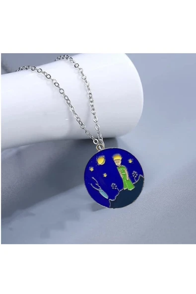 Little Prince Küçük Prens Best Friends Dostluk Sembolü Kolye ürün görseli 1