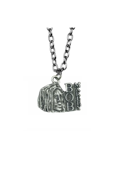 Bob Marley Kolyesi – 60 cm Metal Zincirli, Unisex Reggae Ruhunu Taşıyan Aksesuar ürün görseli 1