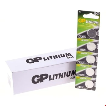 PİL GP LİTYUM CR 2025 5 li KARTELA ürün görseli 1