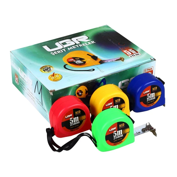 UGR 5 mt Ugr 25 mm Şerit Metre ürün görseli 1