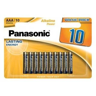 Panasonic Alkalin Power 10'lu AAA İnce Kalem Pil ürün görseli 1