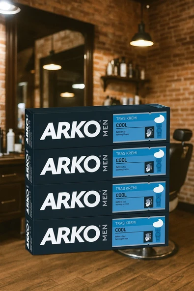 Arko Men Cool 4x90 gr Tıraş Kremi ürün görseli 1