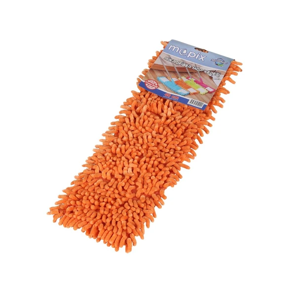 Paspas Mikrofiber Mop Yedeği Makarna Uç 40 Cm Mopix ürün görseli 1