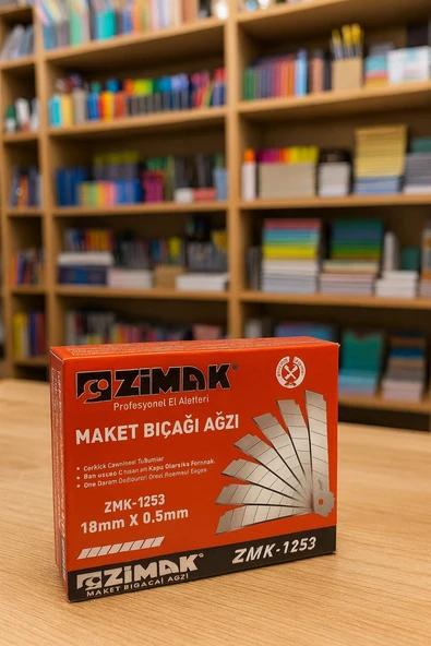 Kraf Geniş Maket Bıçağı Yedeği 100 Adet (Falçata Ucu) ürün görseli 1