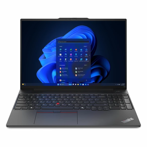 Lenovo Thinkpad E16 G2 21MA008YTX Ultra 5 125U 16GB 512SSD 16" FullHD+ FreeDOS Dizüstü Bilgisayar ürün görseli 1