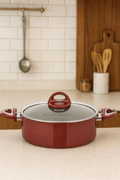 Taç TT-1118 Titan 30 cm Granit Basık Tencere ürün görseli 1