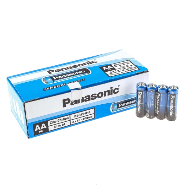 Panasonic Çinko Karbon AA Kalın Kalem Pil 4 Adet ürün görseli 1