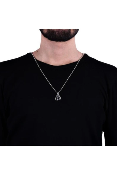Kelepçe Unisex Kolye - Resim 2
