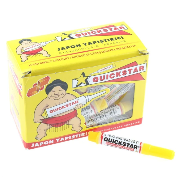 Quickstar Japon Yapıştırıcı 50'li Paket 8693890980518 ürün görseli 1