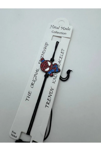 Örümcek Adam Figürlü Ayarlanabilir Unisex Bileklik – Marvel Tarzı Şık Tasarım ürün görseli 1