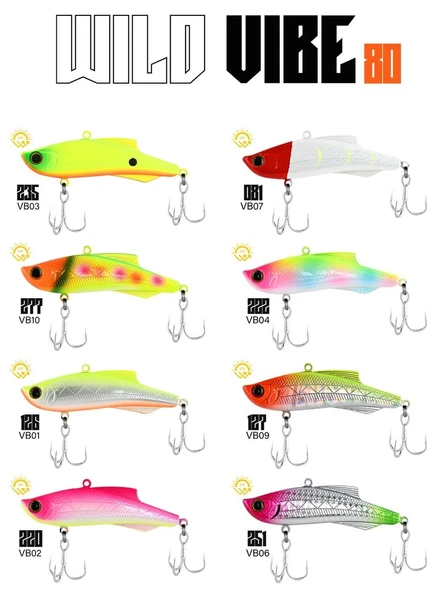 Fujin Wild Vibe 80mm 27gr Sinking Vibrasyon Jig Yem ürün görseli 1