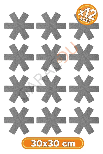 Tava Tencere ve Borcam Koruyucu Çizdirmez Keçe 12'li Set 30x30 cm ürün görseli 1
