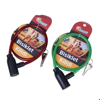 Ksmart kalın bisiklet kilidi 10mm*65cm ürün görseli 1