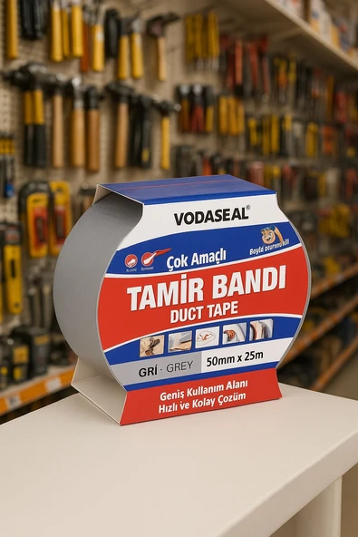 Vodaseal Tamir Bandı 50m x 25  Gri ürün görseli 1