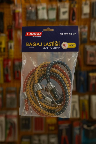 Geniş Kancalı Oto Araç Araba Bagaj Lastiği Bisiklet Sabitleme Yük Taşıma Kancalı Lastik 3LÜ ürün görseli 1