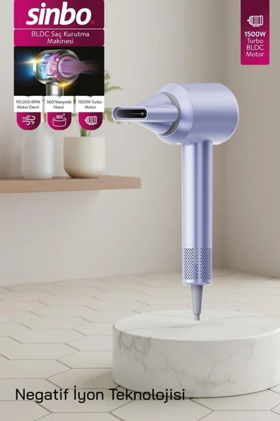 Sinbo Shd-1739 BLDC Saç Kurutma Makinesi-Mavi ürün görseli 1