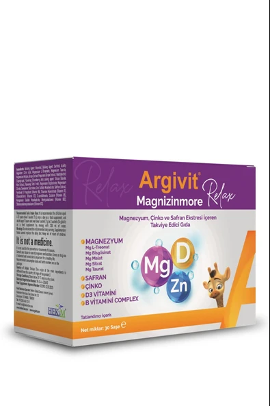 Argivit Magnizinmore Relax 30 Saşe ürün görseli 1