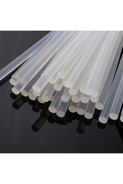 Sıcak Mum Çubuk Silikon 20 W Silikon Tabancası Için 7.4mm Kalınlık 30 Cm Uzunluk 20 Adet ürün görseli 1