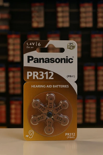 Panasonic Pil PR312 6lı ürün görseli 1