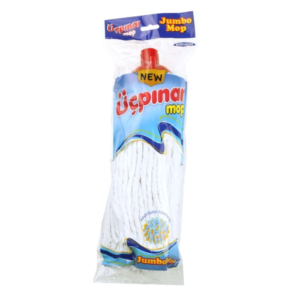 Paspas Üçpınar Beyaz İpli Jumbo Mop Kodup002 ürün görseli 1
