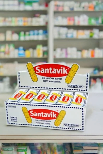 Santavik Yarabandı 30x10 Adet 300 Adet Yara Bandı ürün görseli 1