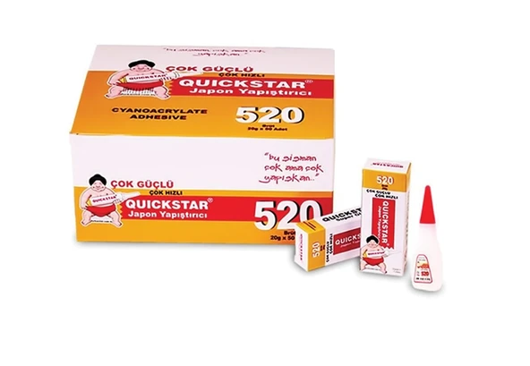 Yapıştırıcı Quickstar Bond Süper 520 (15gr) ( Orijinal ) ürün görseli 1