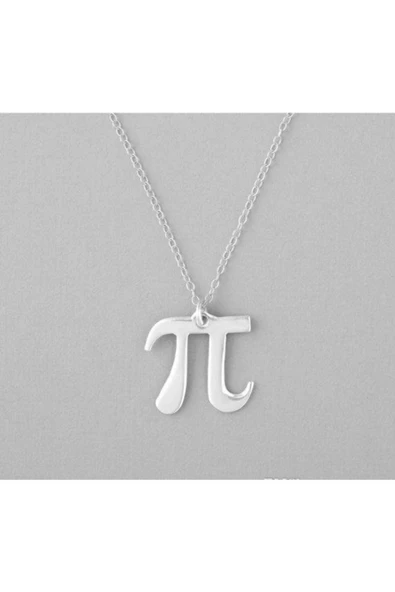Pi Sayısı Matematik Unisex Kolye - Resim 3