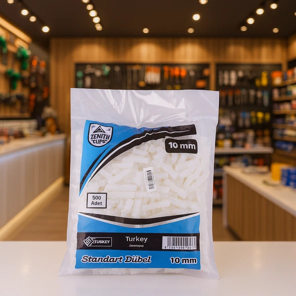 Made 10 mm 500 Adet Plastik Dübel ürün görseli 1