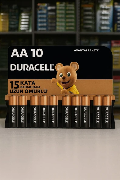 Duracell LR6-MN1500 10'lu AA Pil ürün görseli 1