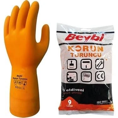 Beybi Korun Çift NO:10  Turuncu İş Eldiveni ürün görseli 1