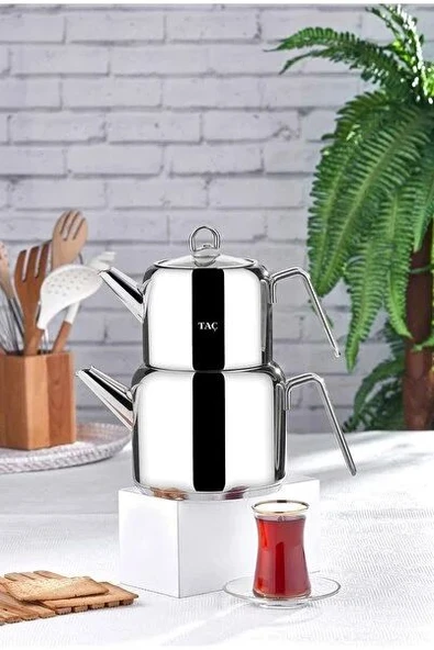 Taç TAC-5907 Hera Platin Maxi Çaydanlık Takımı ürün görseli 1