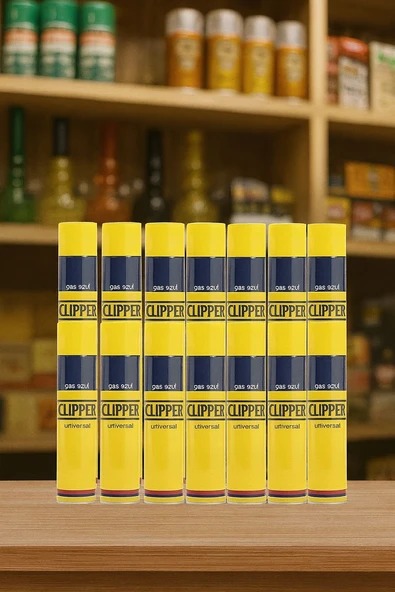 Clipper 12 Adet 250 ml Çakmak Gazı ürün görseli 1