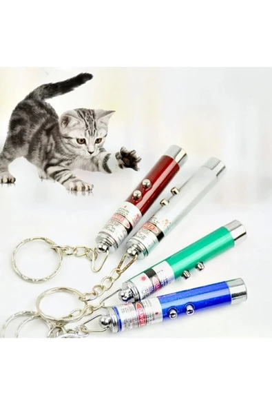 Kedi Lazeri Kırmızı Lazer Anahtarlık 2023 Kedi Oyun Lazeri ürün görseli 1