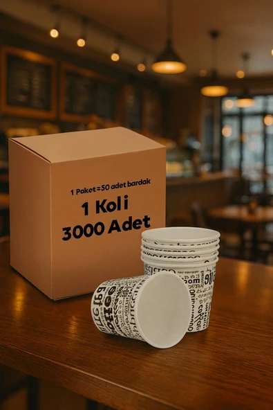3000 Adet 6.5 Oz Karton Bardak ürün görseli 1