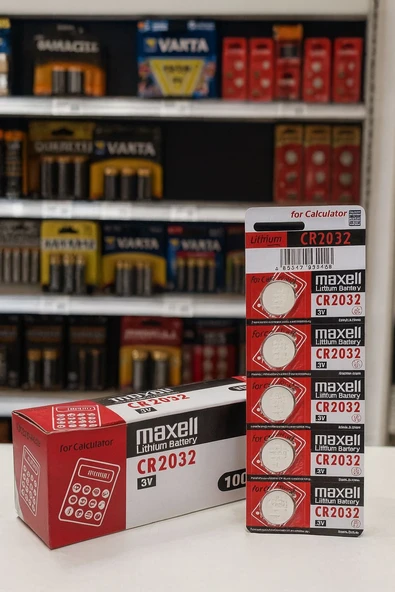 Maxell CR2032 5'li Blister Pil ürün görseli 1