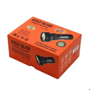 Fener Gold Silver Şarjlı 60 W Ledli Ultra Güçlü Alüminyum  GS4300 ürün görseli 1