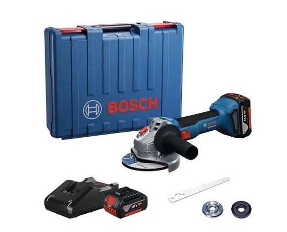 Bosch GWS 18V-8 Akülü Taşlama Makinesi 2x4.0 Ah 0.601.9N9.020 ürün görseli 1