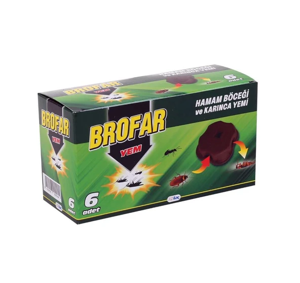 Brofar Hamam Böceği Ve Karınca Yemi 6'lı ürün görseli 1